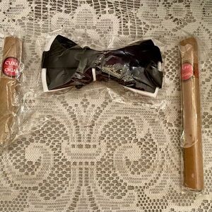 NWT Cosplay  Costume Men Bow Tie and Cigars